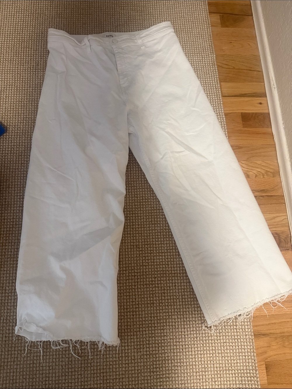 White pistola jeans